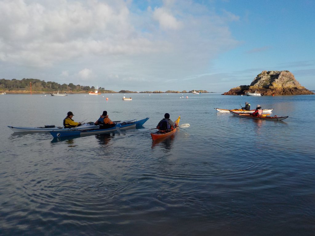 kayak sur la mer